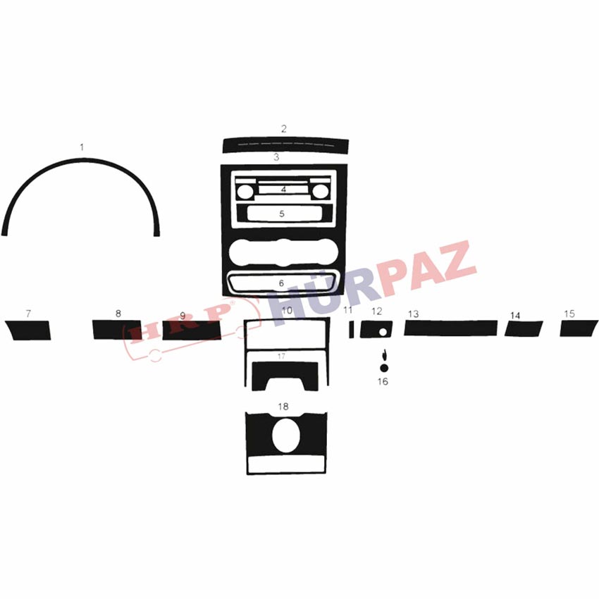 SPRINTER DASHBOARD MAHOGANY COVER Hürpaz